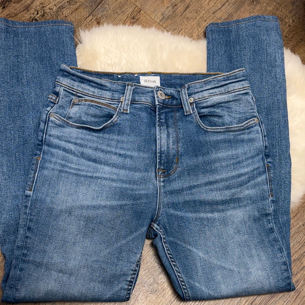 HUDSON Men's Medium Blue Ace slim straight Jeans size 31 - Picture 5 of 11